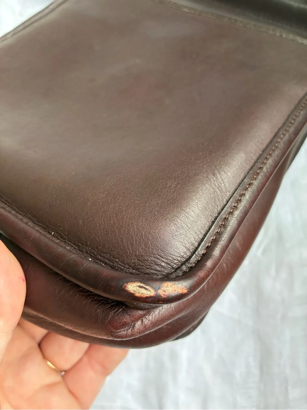Vintage Coach Murphy bag mahogany